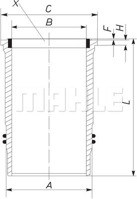 WILMINK GROUP Гильза цилиндра WG1105169